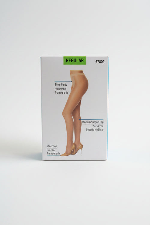 1 Paar L'eggs Leggs Sheer Energy Strumpfhose Größe A NUDE Mittlerer Halt