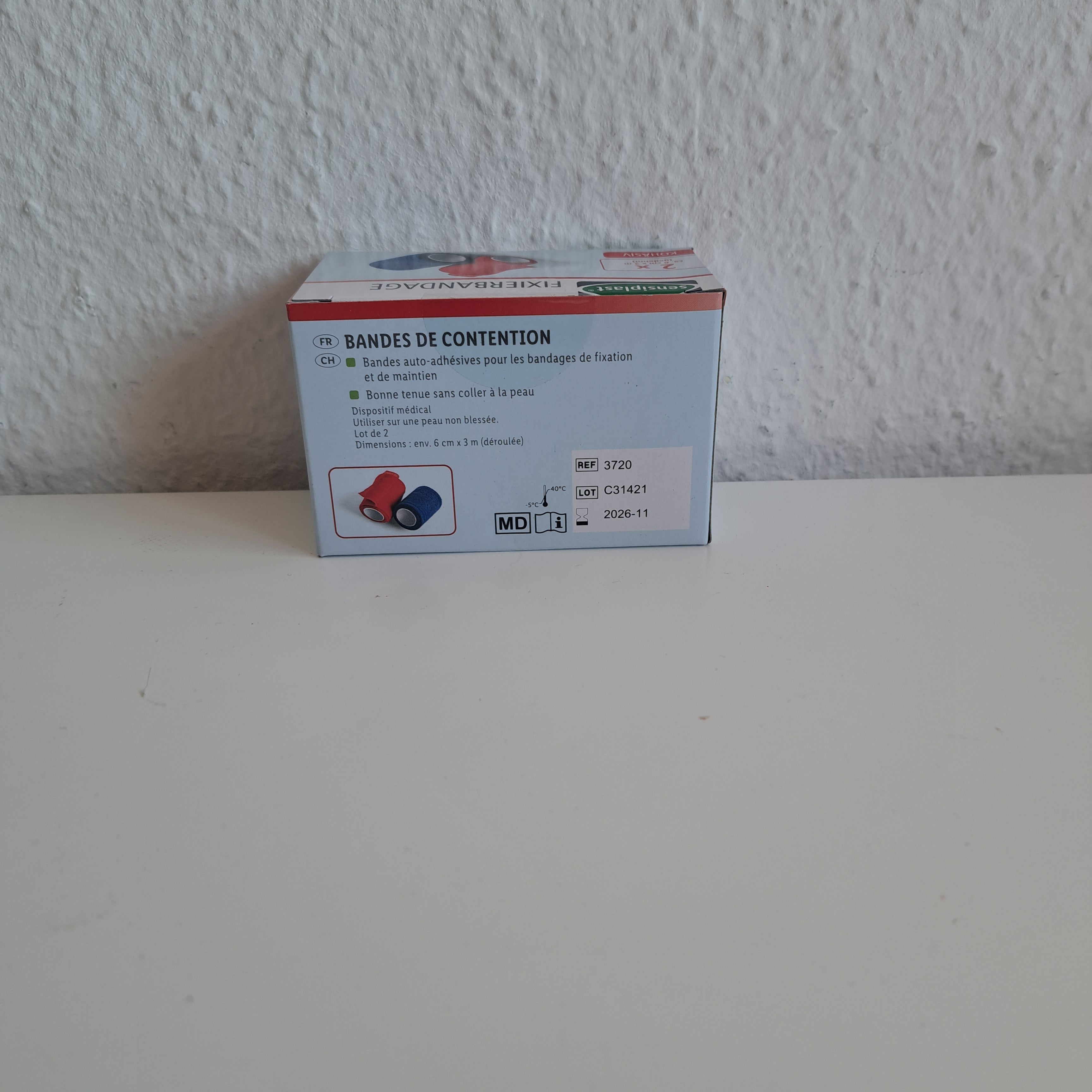 Sensiplast Kohäsivverband 6 cm x 3 m