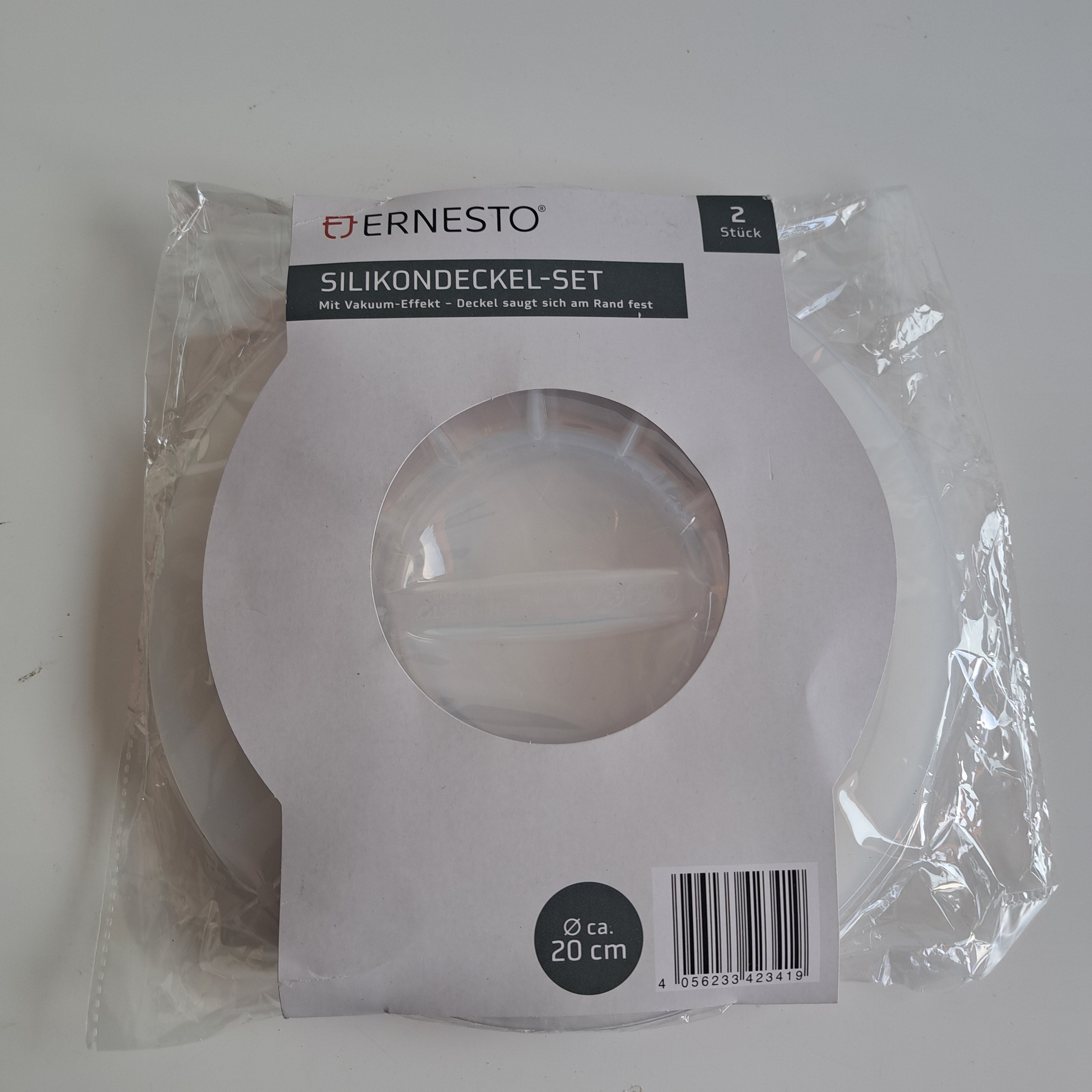 Silikondeckel-Set  20 cm 2 Stück