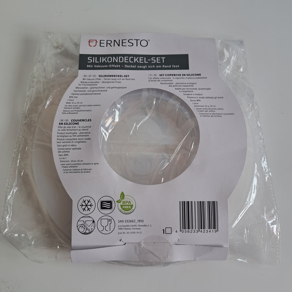 Silikondeckel-Set  20 cm 2 Stück