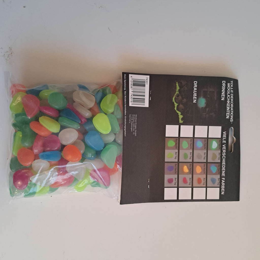 Glow in the Dark“-Leuchtkiesel für den vielseitigen Gebrauch