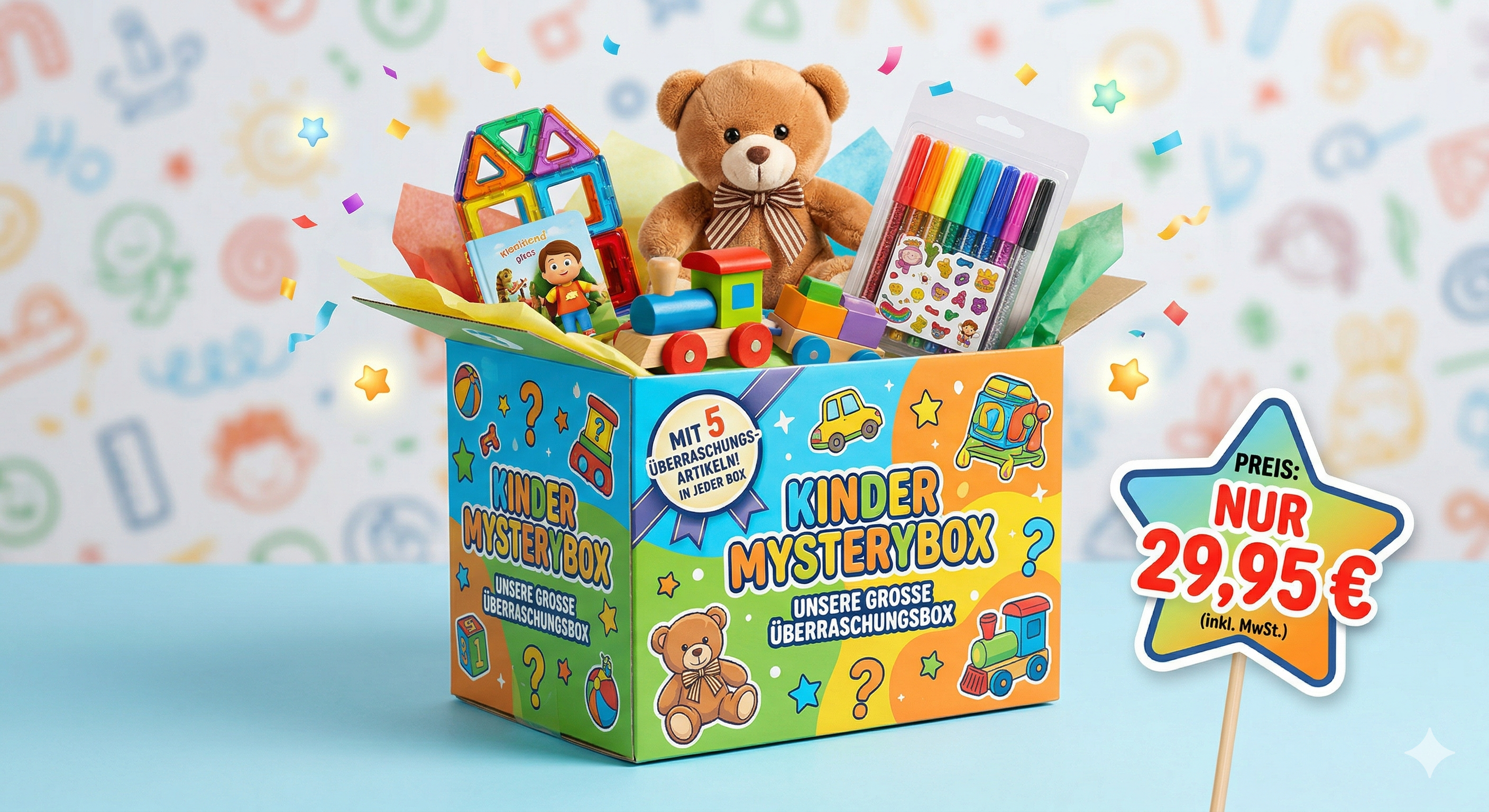 Kinderspielzeug Mysterybox