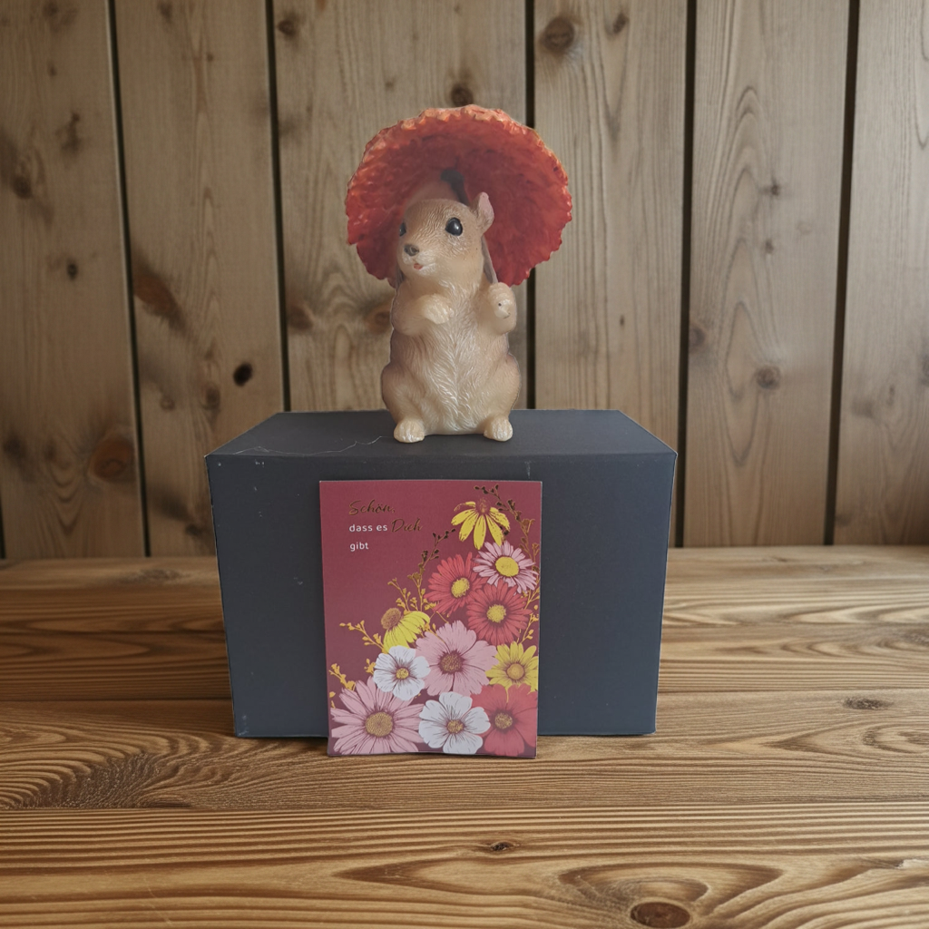 Geschenkeset LED Eichhörnchen Alfi