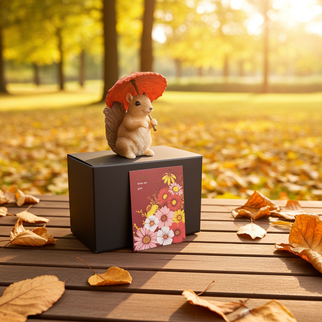 Geschenkeset LED Eichhörnchen Alfi