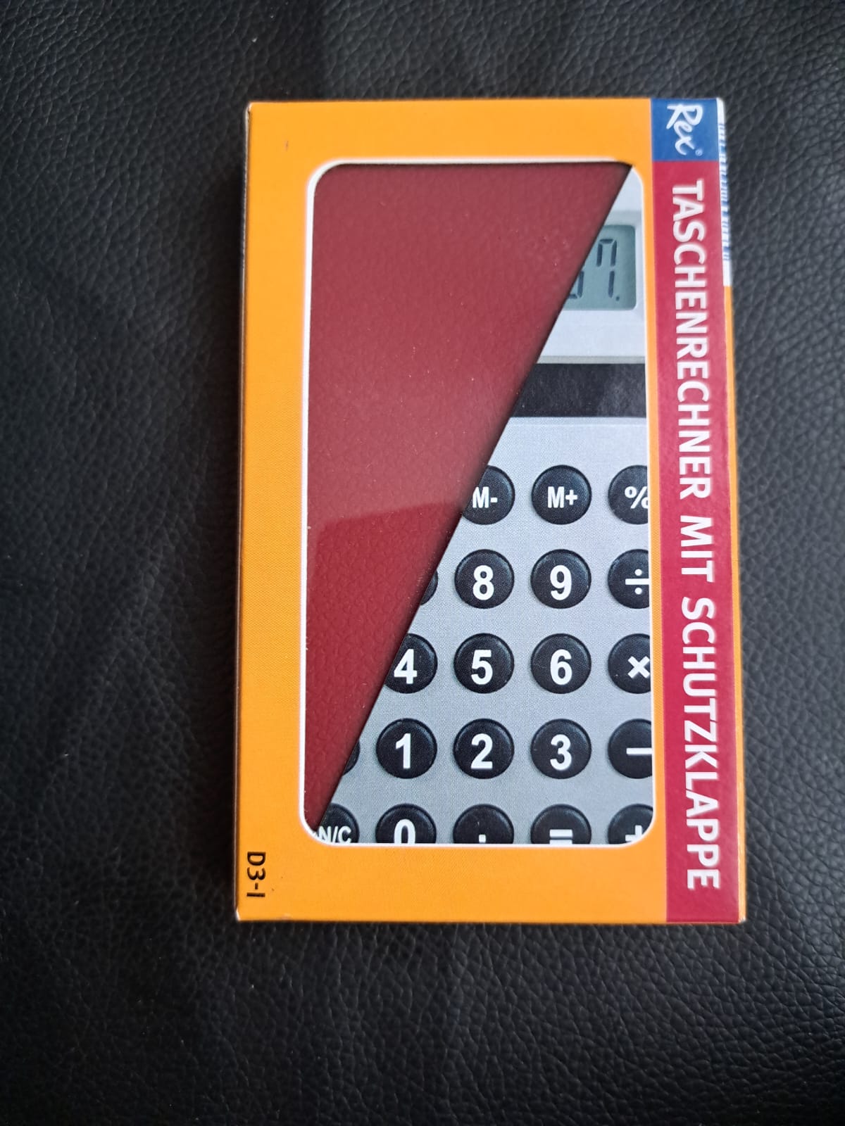 Taschenrechner mit Schutzklappe