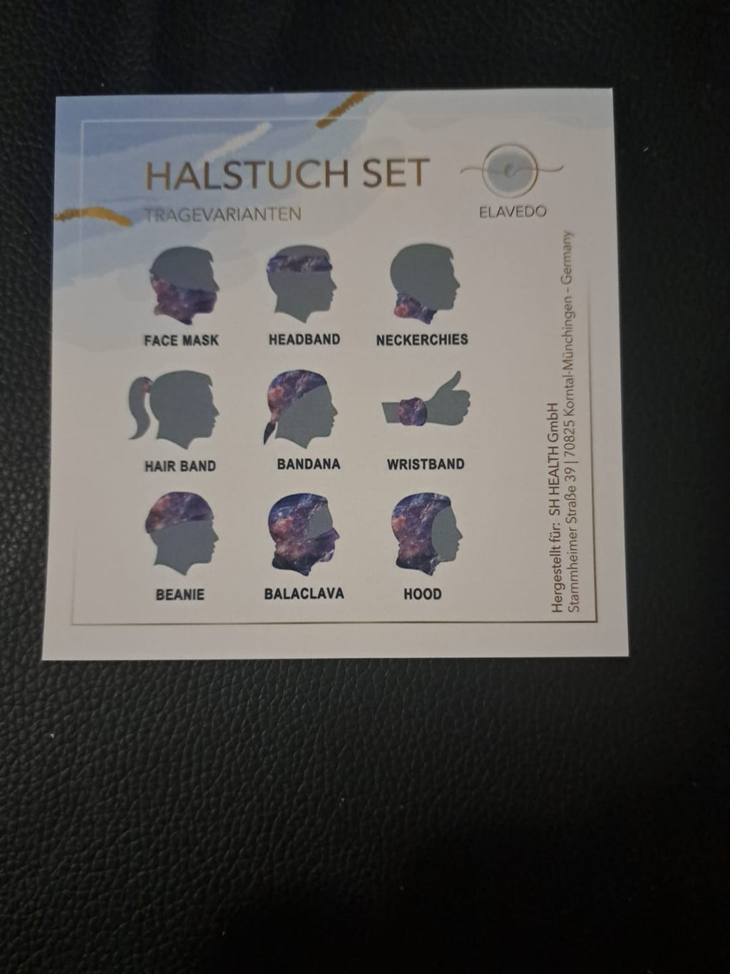 Elavedo Halstuch-Set 3 Stück