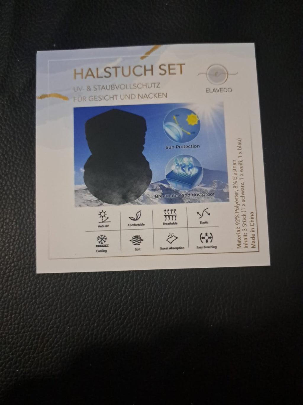 Elavedo Halstuch-Set 3 Stück