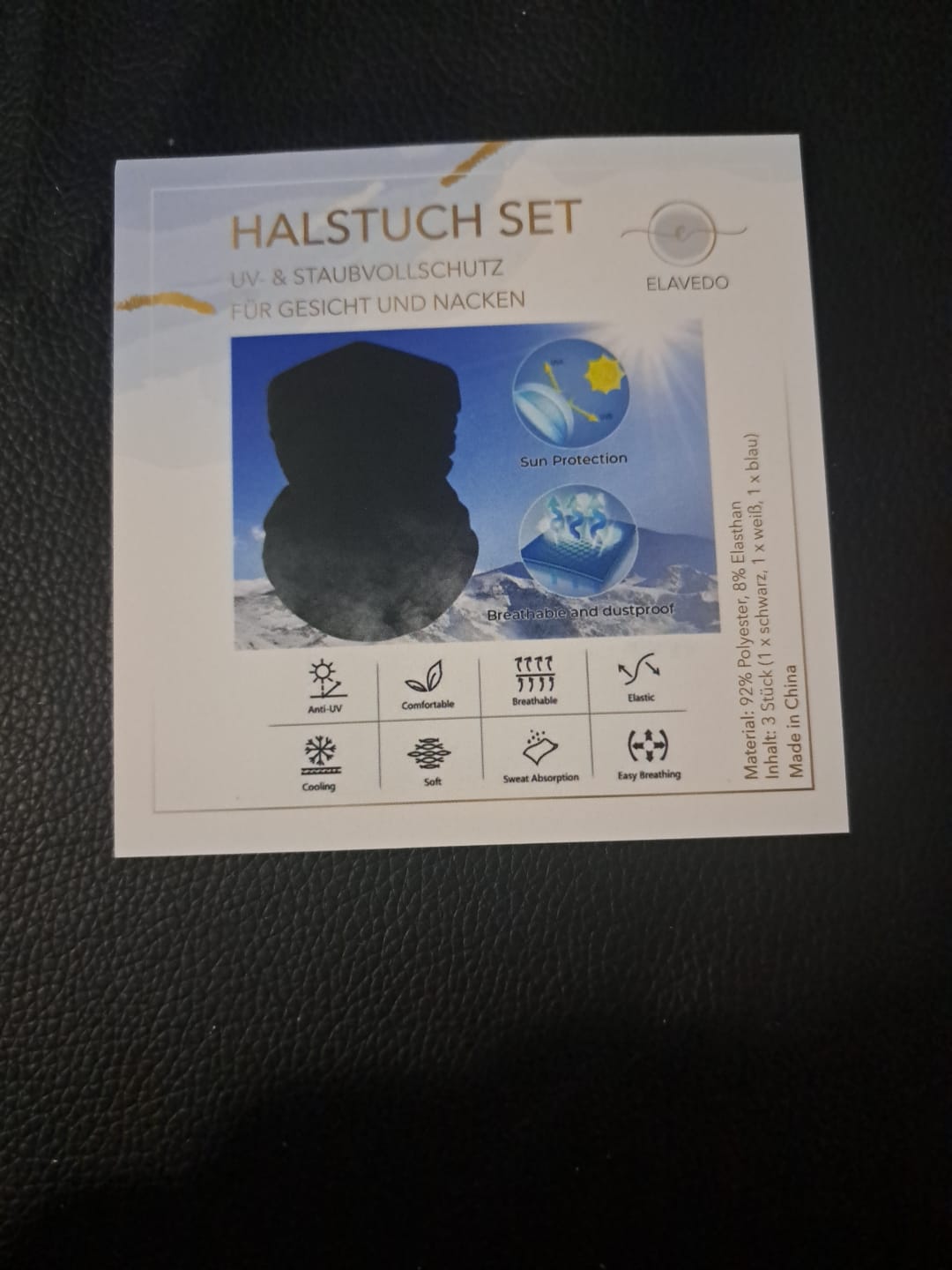 Elavedo Halstuch-Set 3 Stück