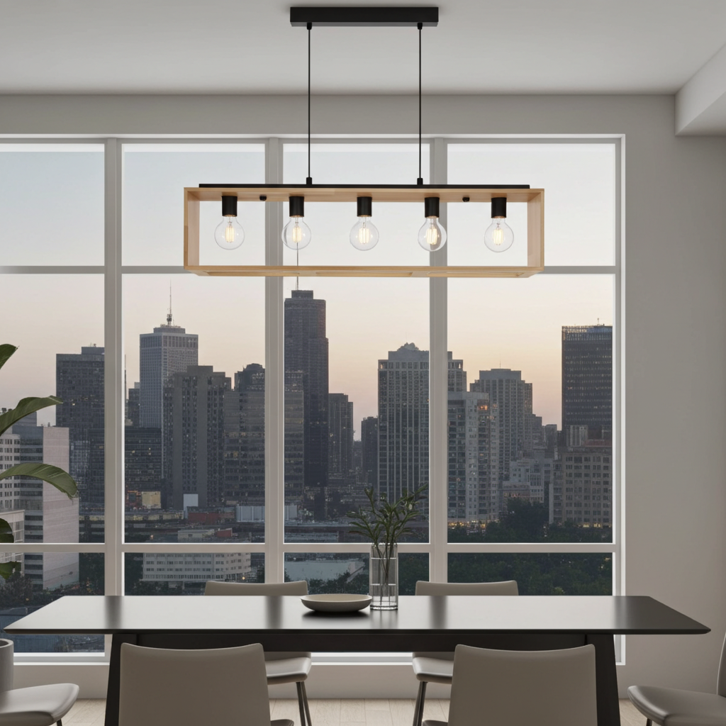 5 Flammige Deckenleuchte