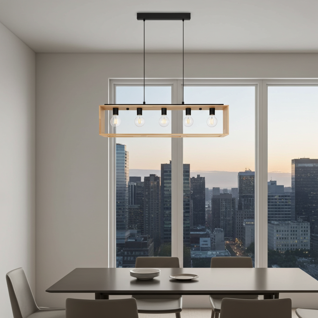 5 Flammige Deckenleuchte