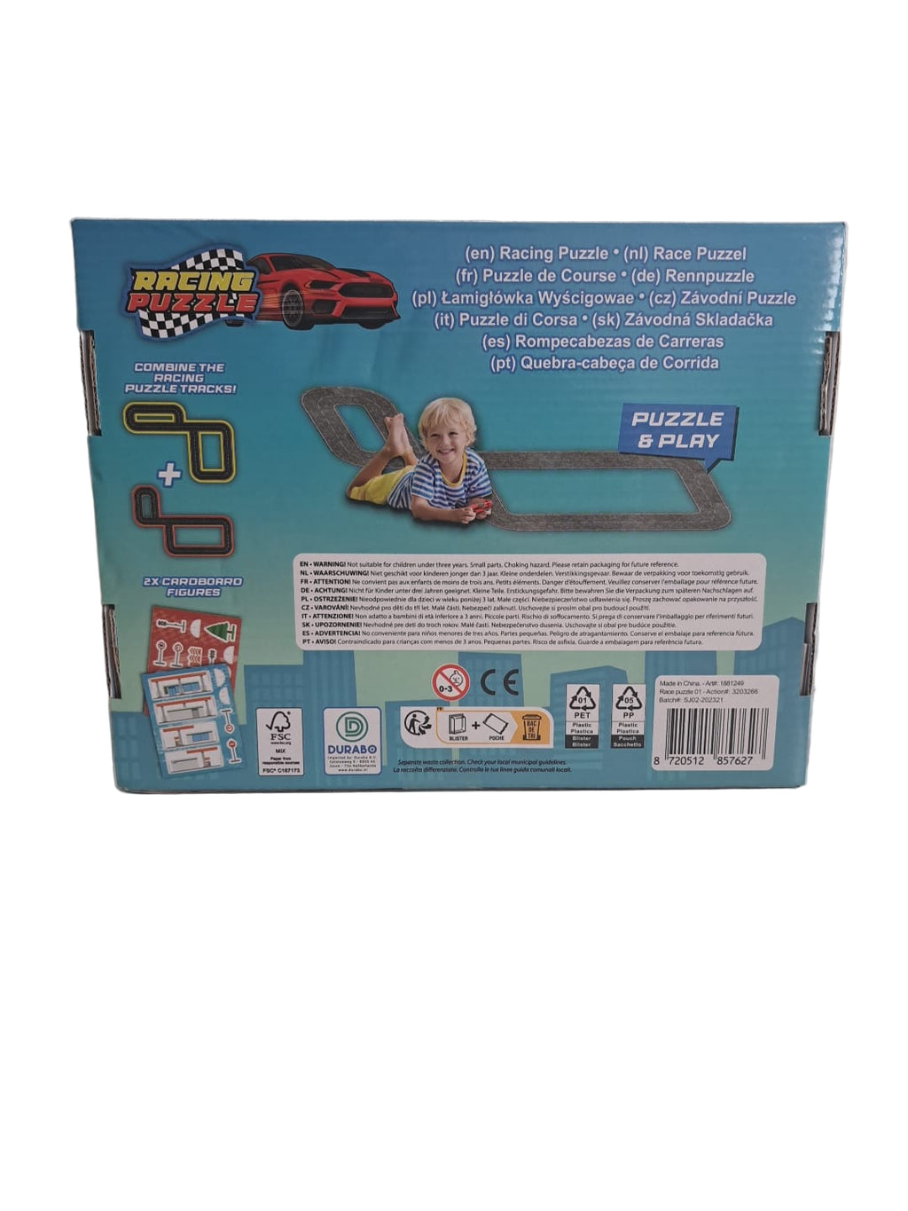 Racing Puzzle Autorennbahn