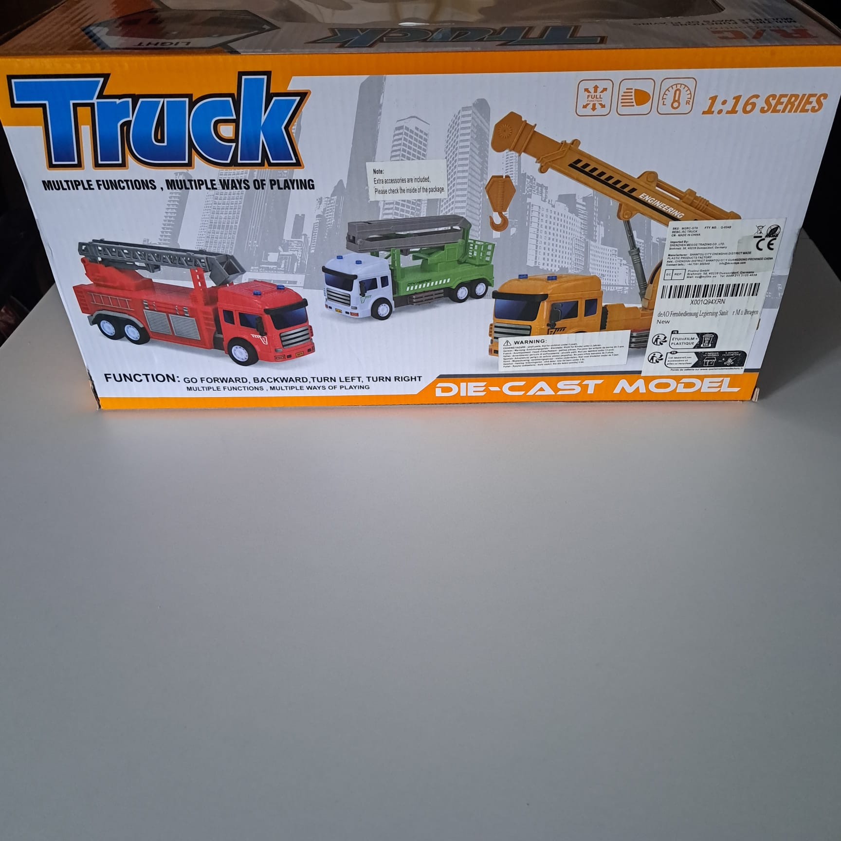 Ferngesteuertes Müllauto