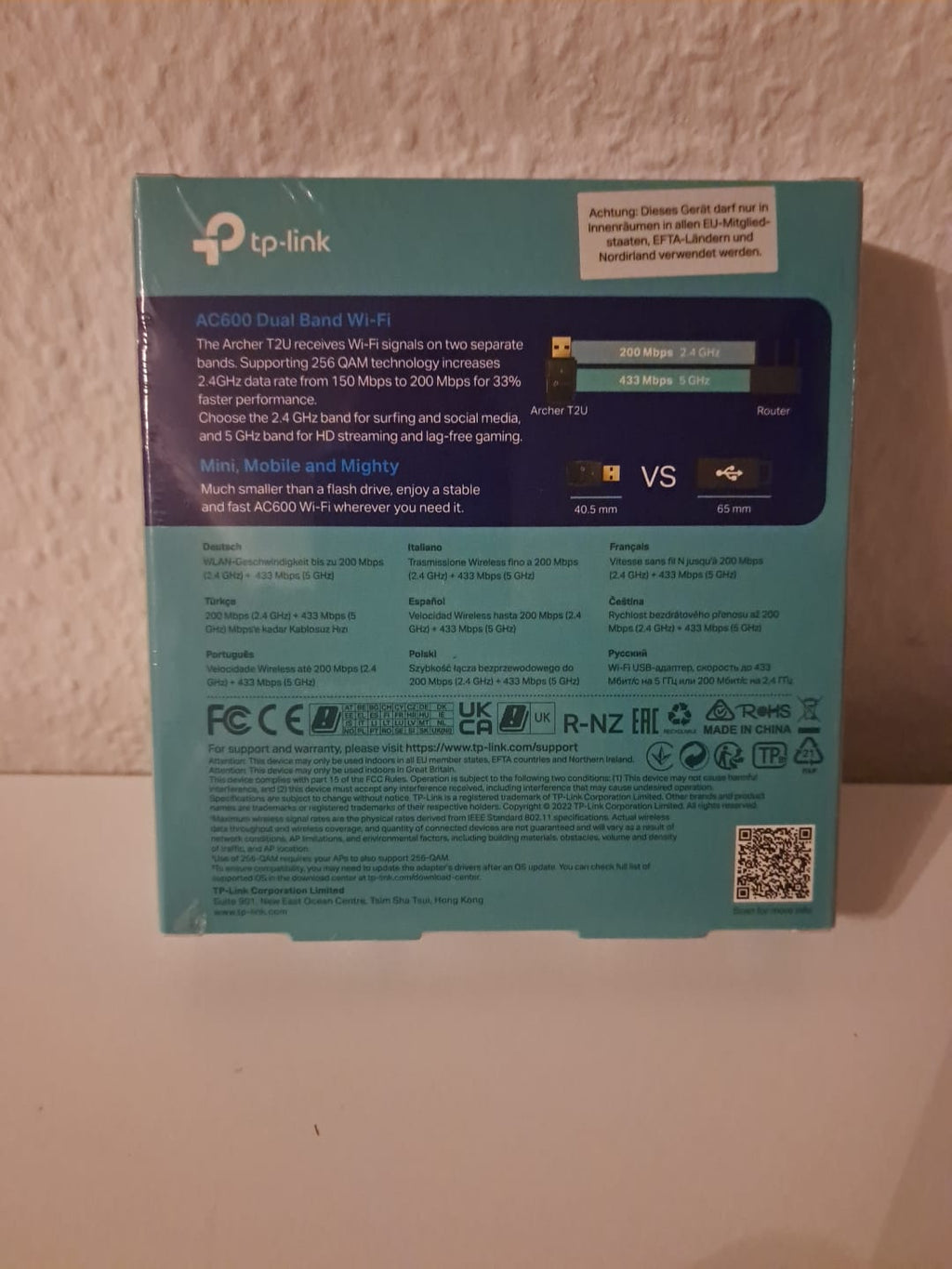 TP-Link AC 600 Mini Wireless USB Adapter