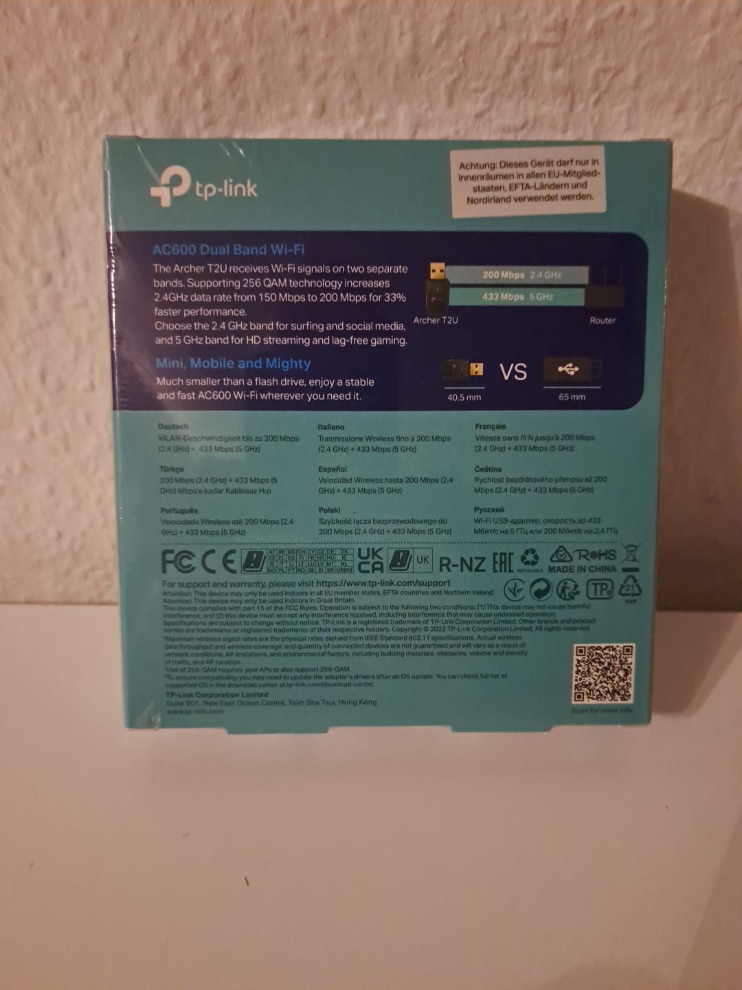 TP-Link AC 600 Mini Wireless USB Adapter