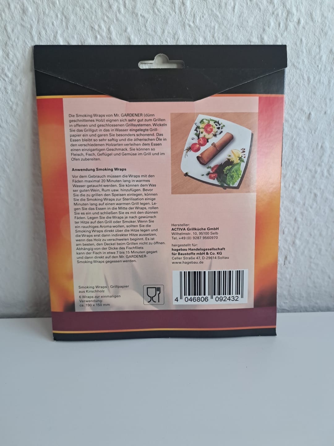 MR Gardener Smoking Wraps 100% Kirschholz