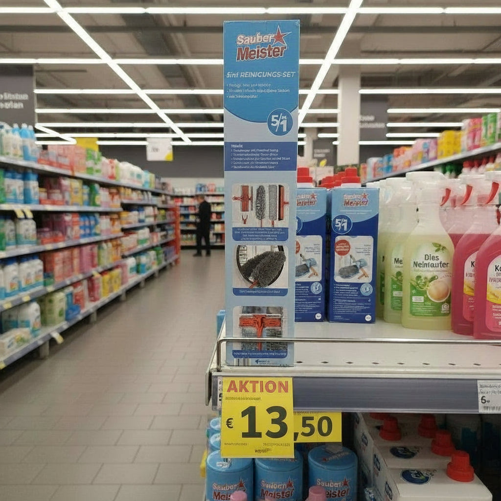 Sauber Meister 5 in 1 Reinigungs-Set