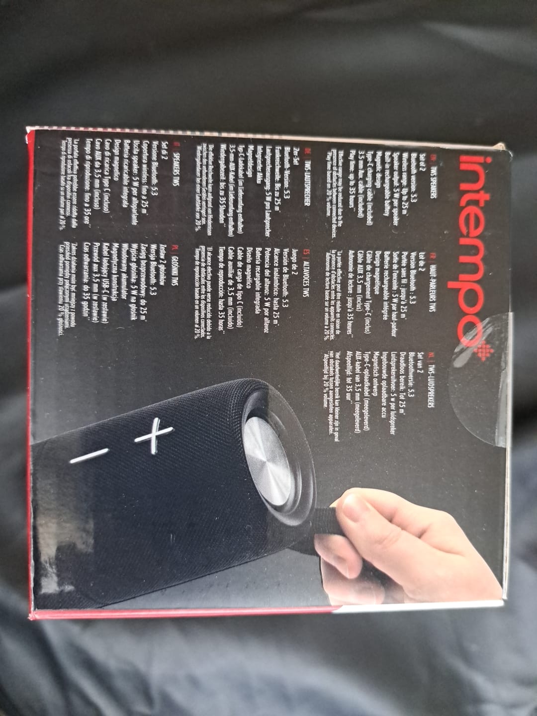 Intempo Set mit 2 TWS Speakern Bluetooth Pair & Play