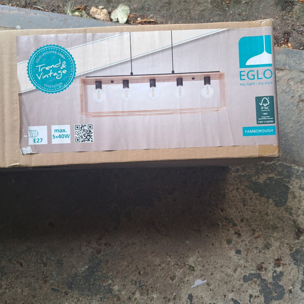 5 Flammige Deckenleuchte