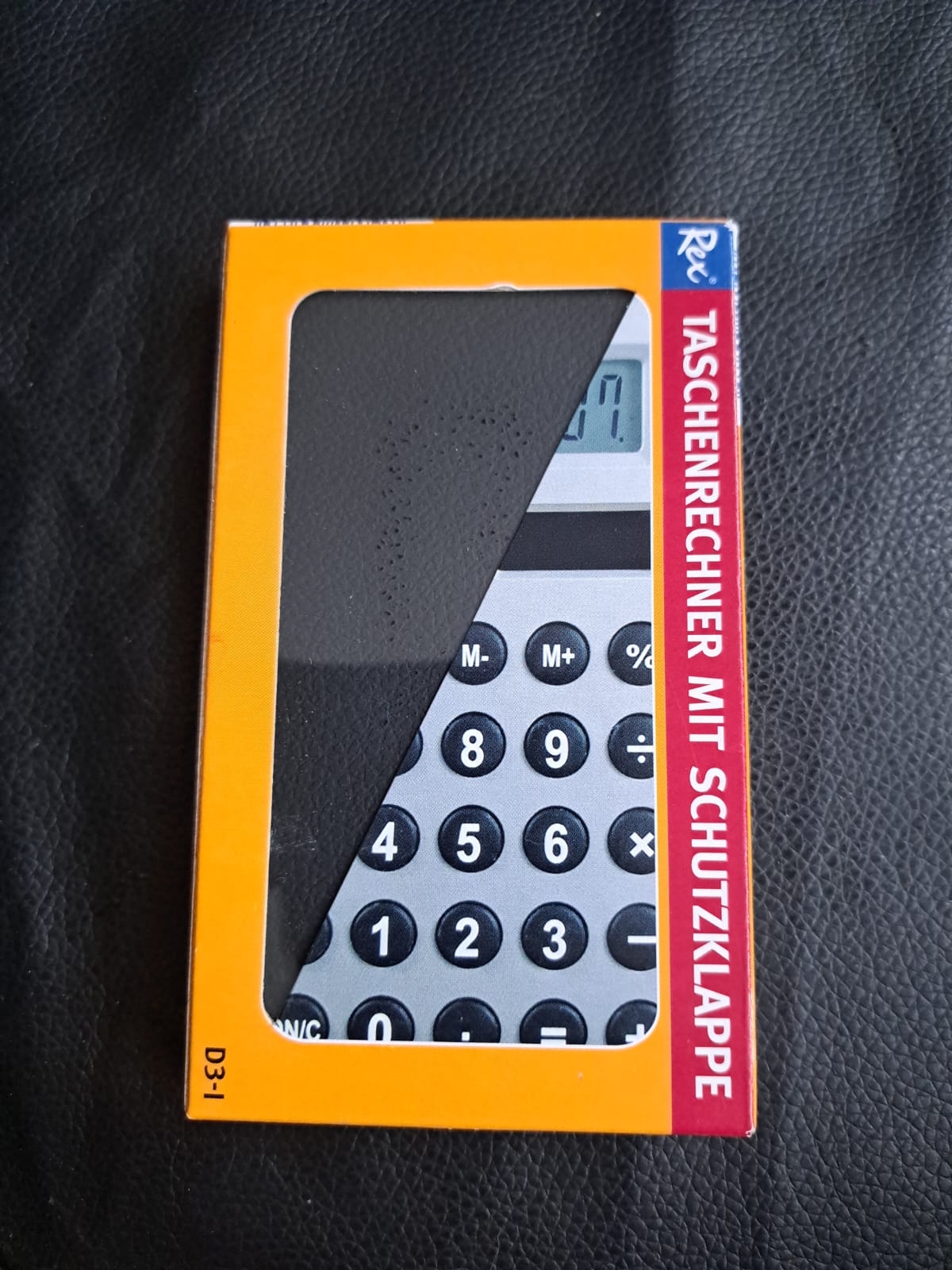 Taschenrechner mit Schutzklappe