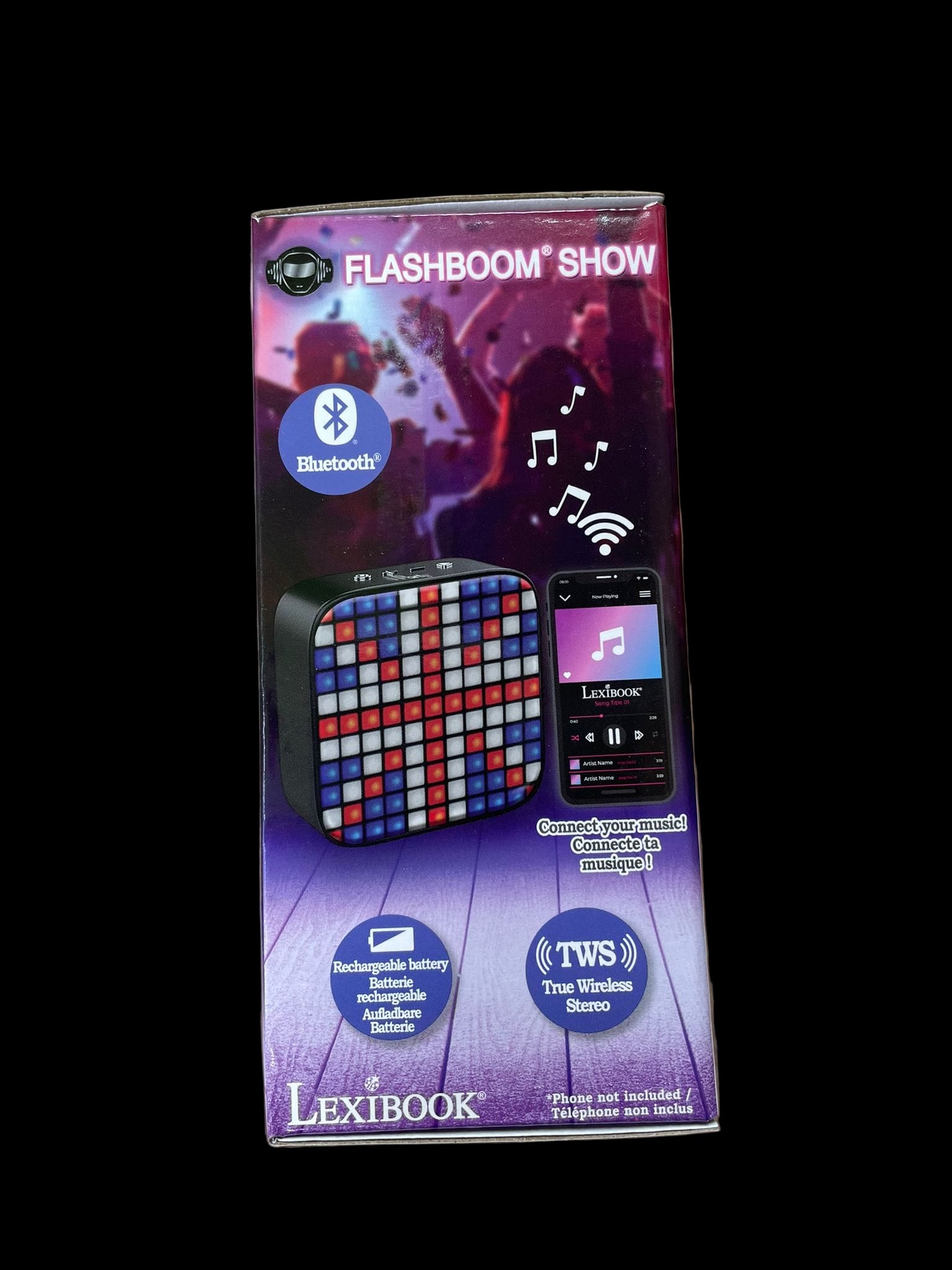 Lexibook Enceinte Speaker Flash Boom Show