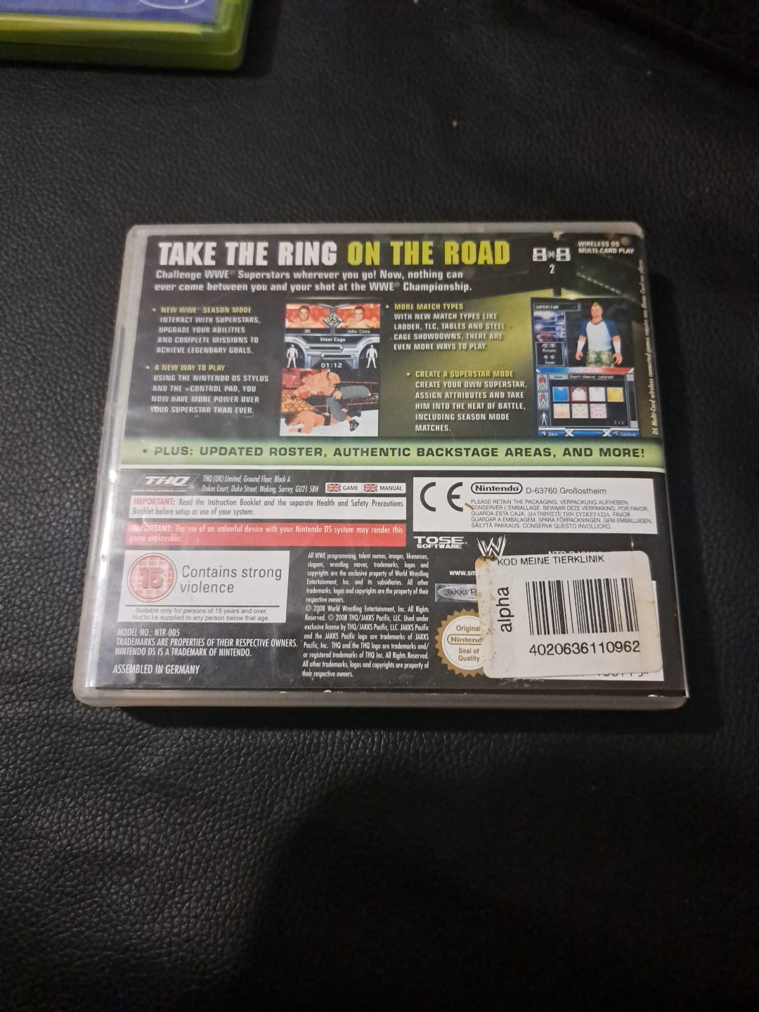 Smackdown vs Raw 2009 Nintendo DS