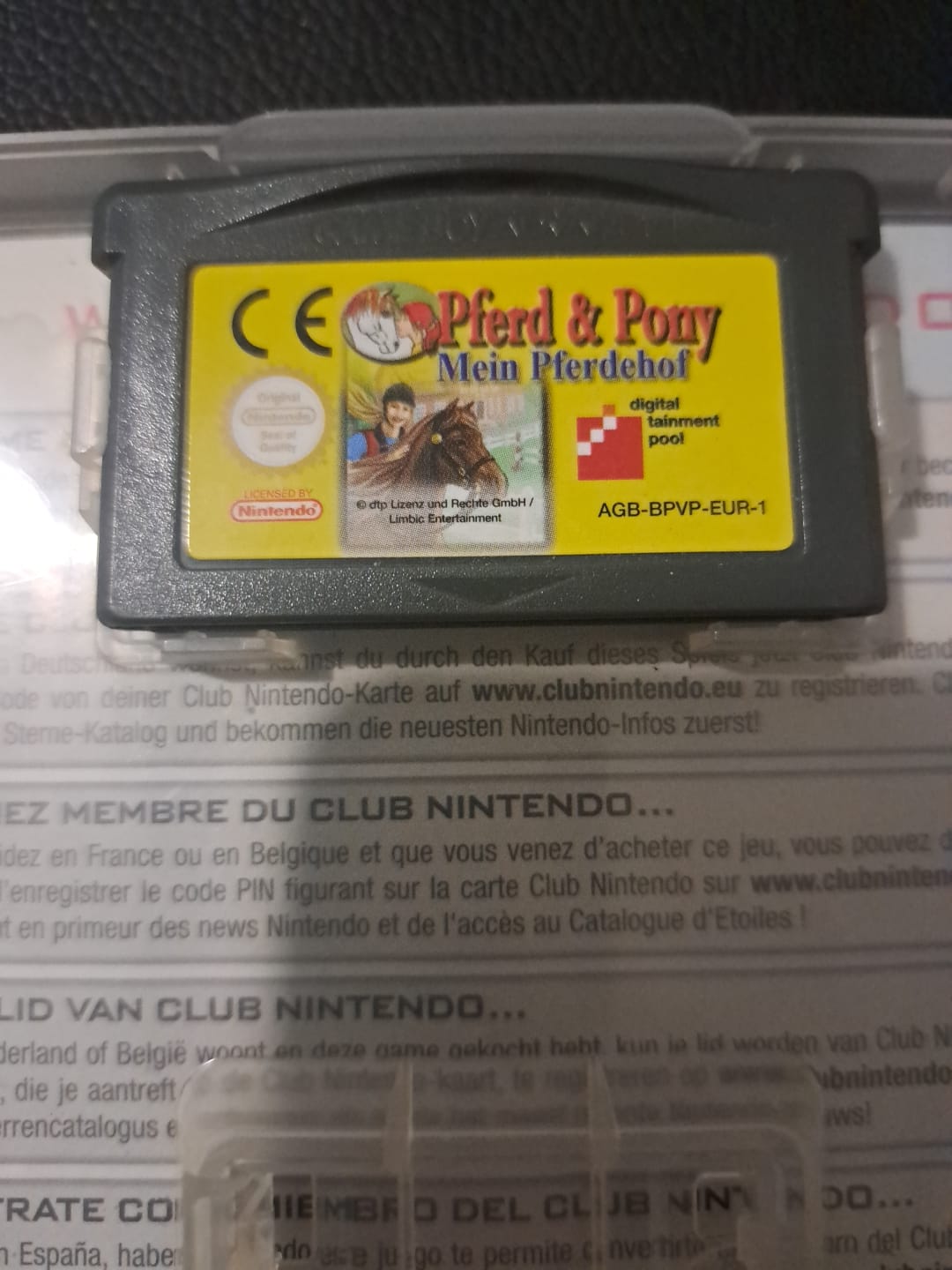 Pferd & Ponny mein Pferdehof Gameboy Advance