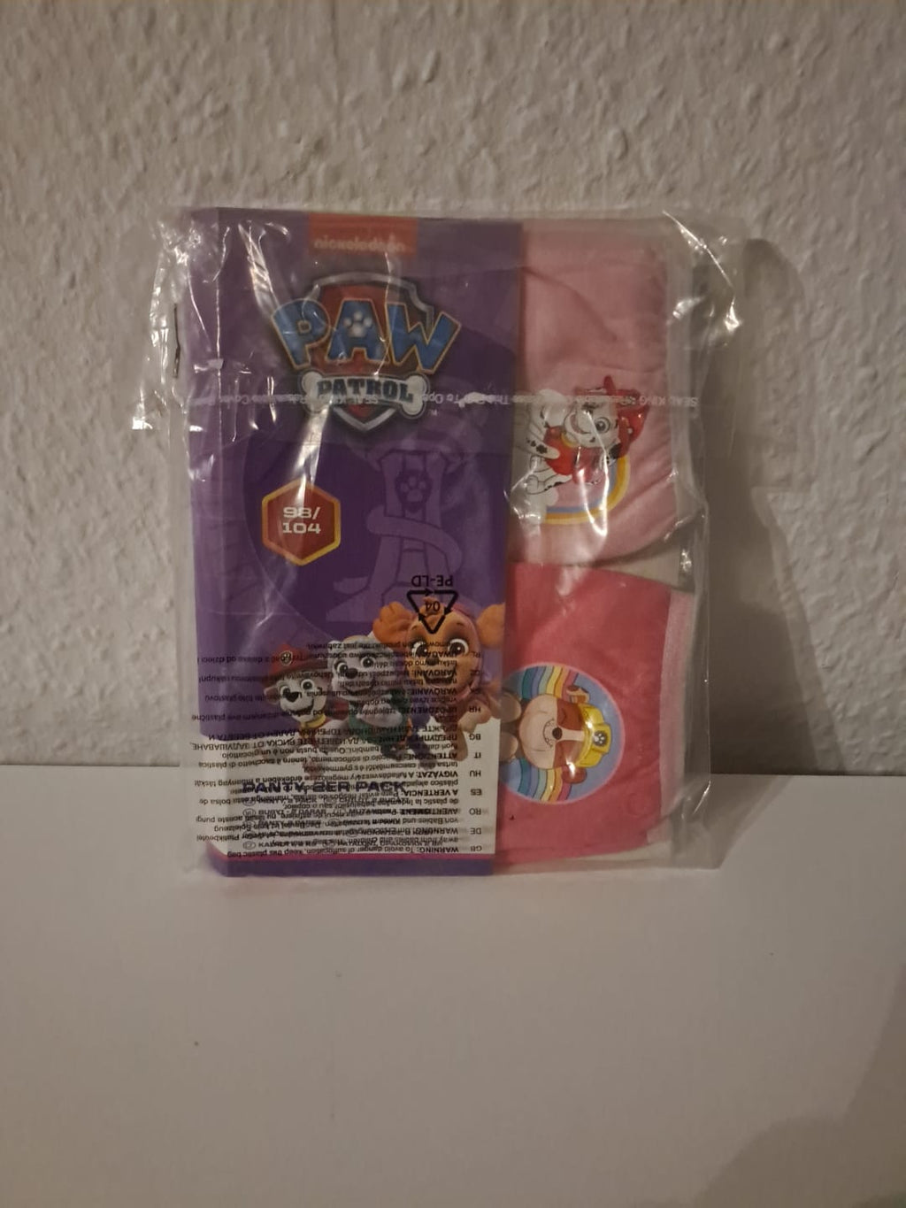 Paw Patrol Unterhosen Mädchen Größe 98 / 104