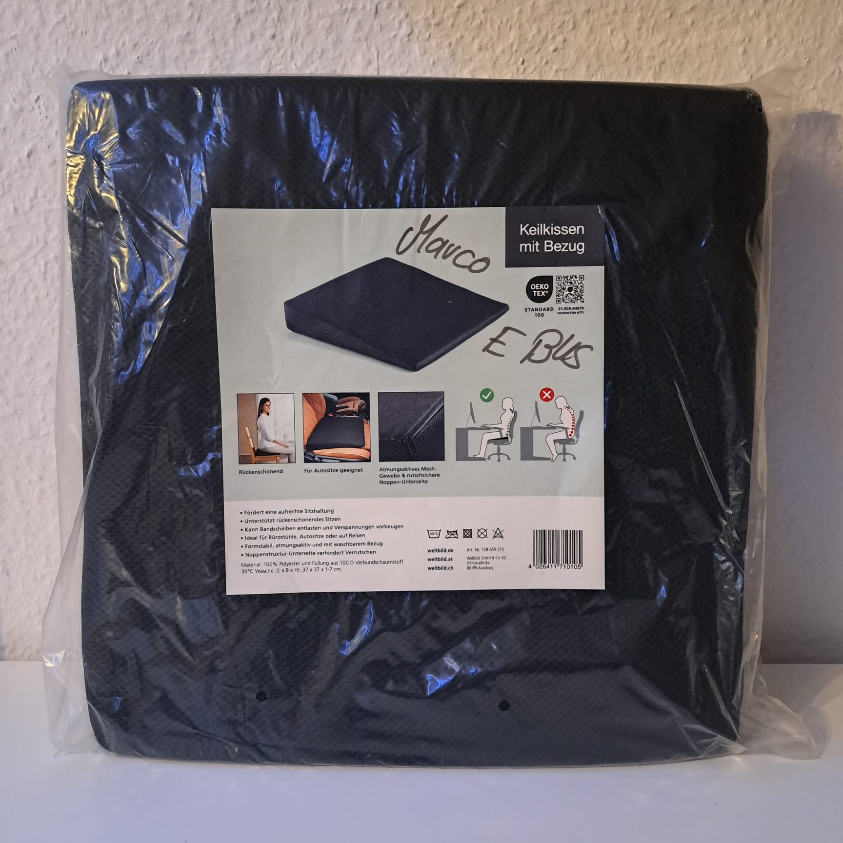 Keilkissen Mit Bezug