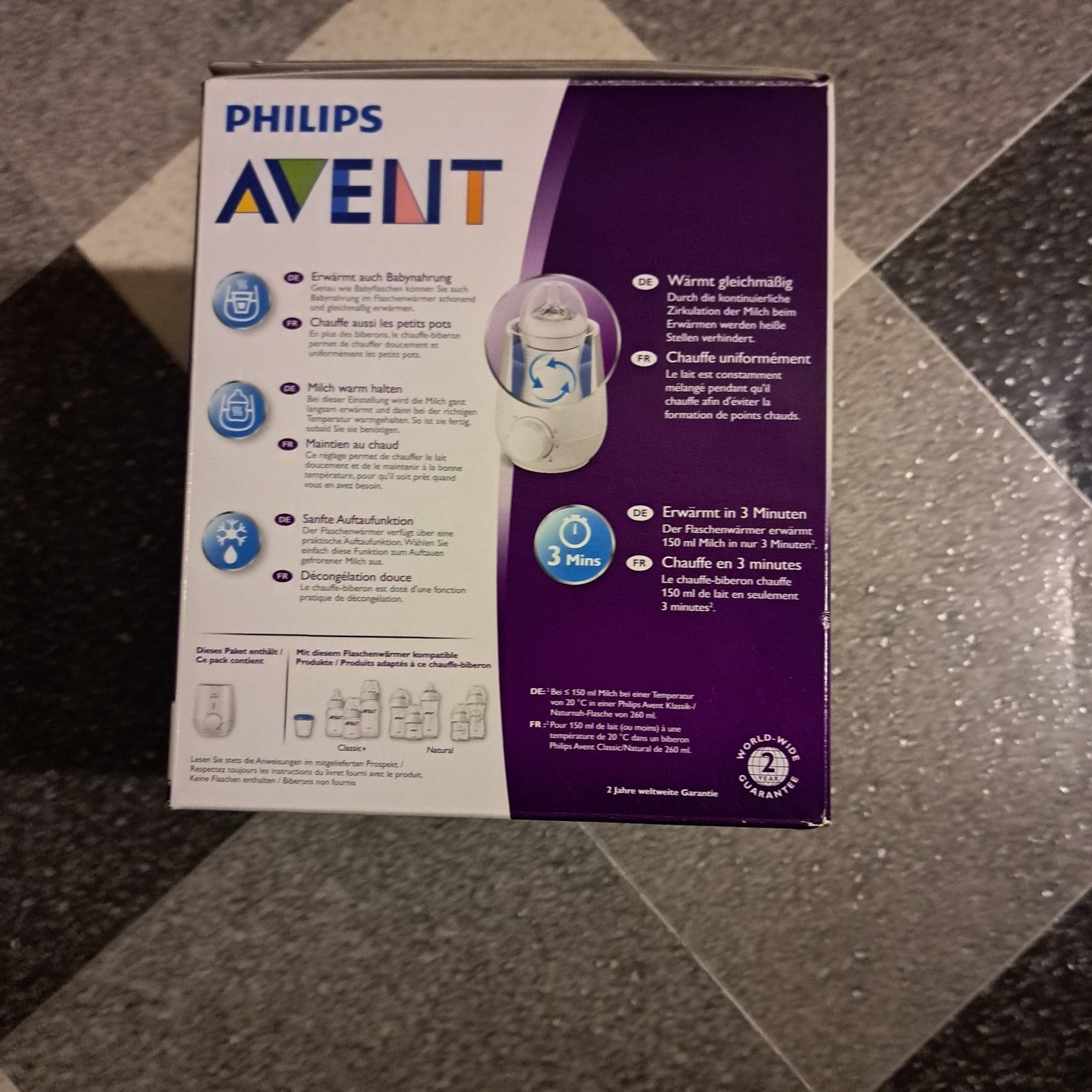 Philips Avent Babyflaschenwärmer gebraucht