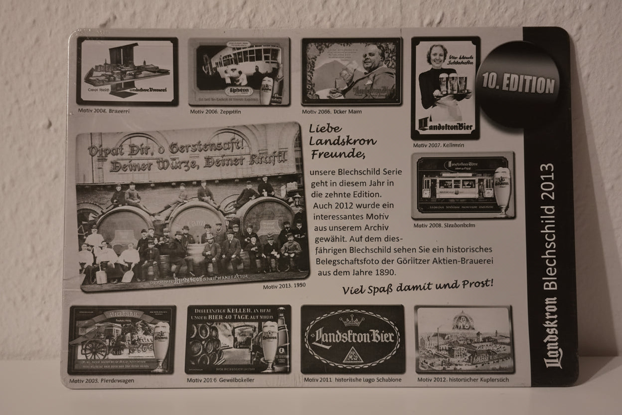 Private Landskorn Brau-Manufaktur Blechschild