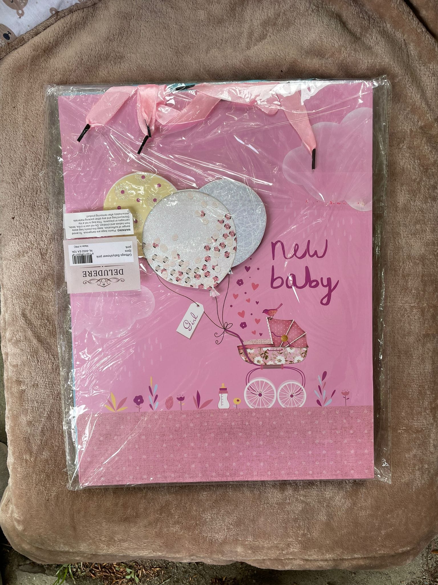 Tüten für Babyparty Mädchen