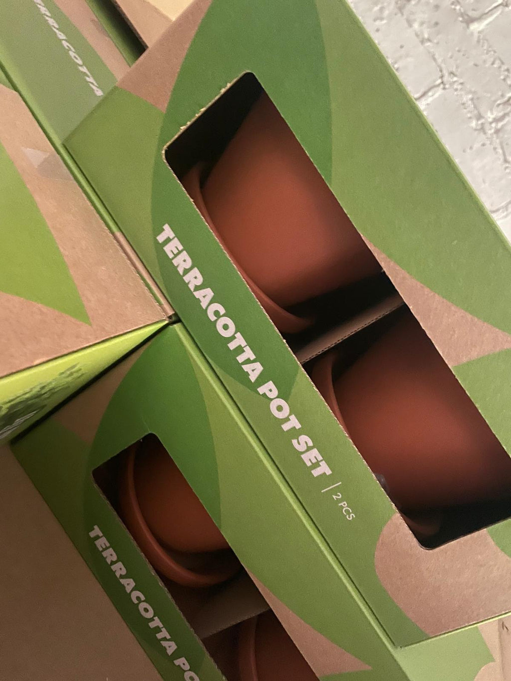 2er Terracotta Topf-Set mit Basilikum- und Schnittlauchsamen