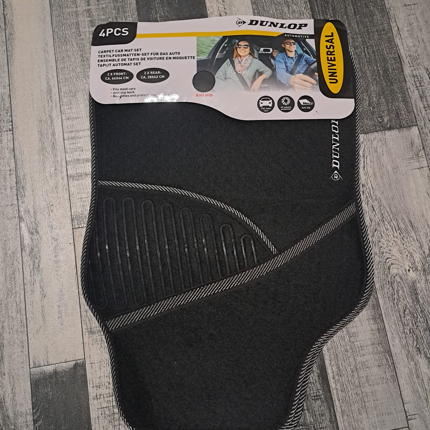 4er Auto Fußmatten-Set