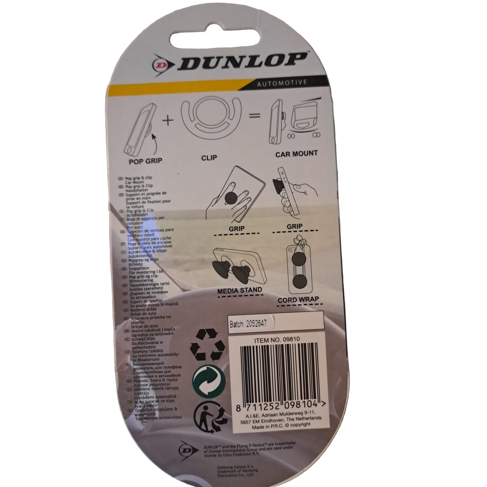 Dunlop KfZ Handyhalterung