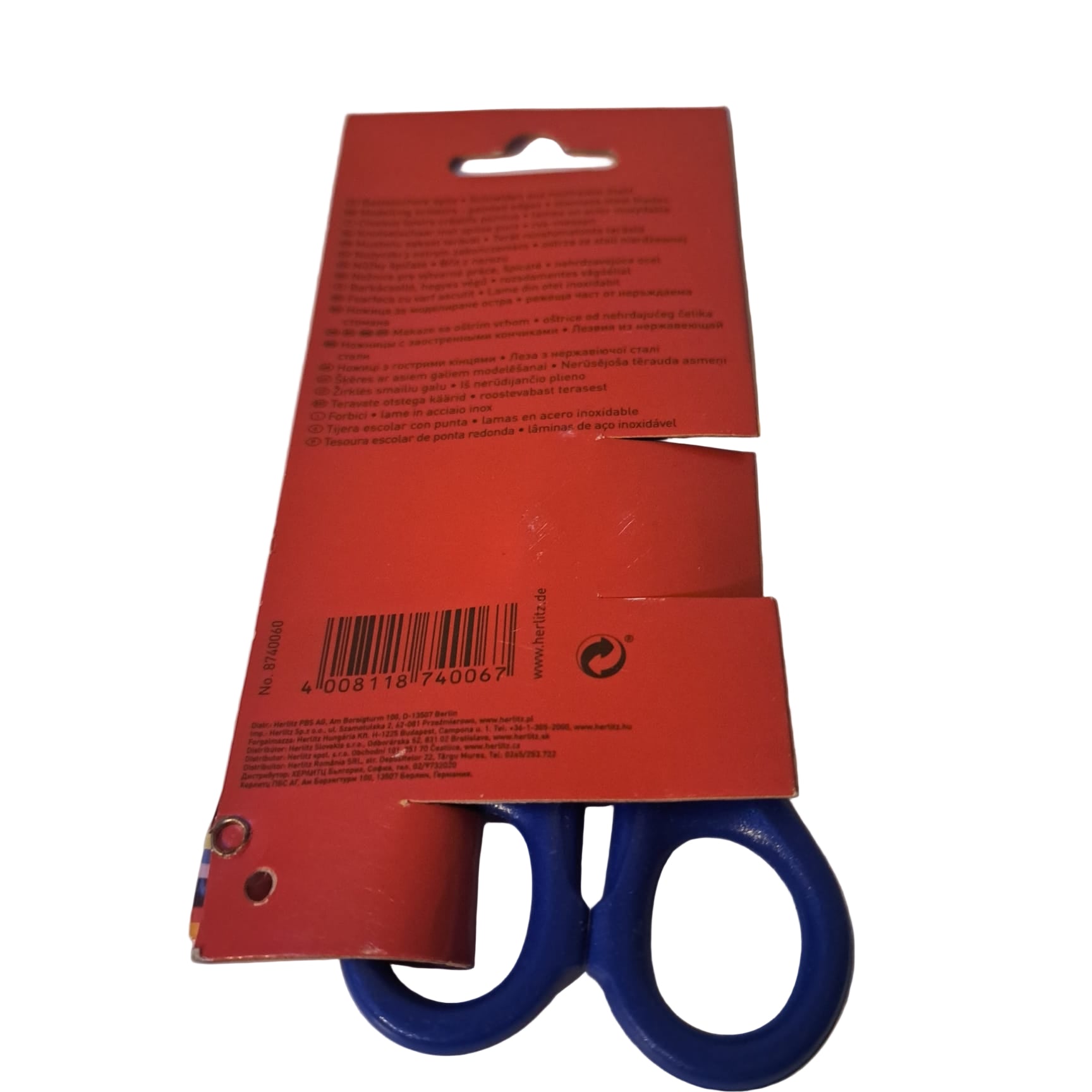 Bastellschere Spitz verschiedene Farben