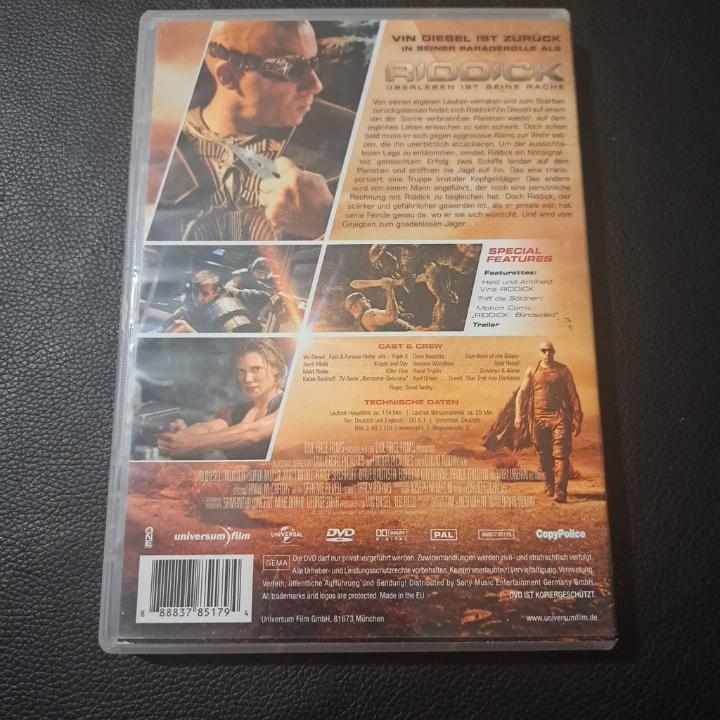 Riddick Überleben ist seine Rache