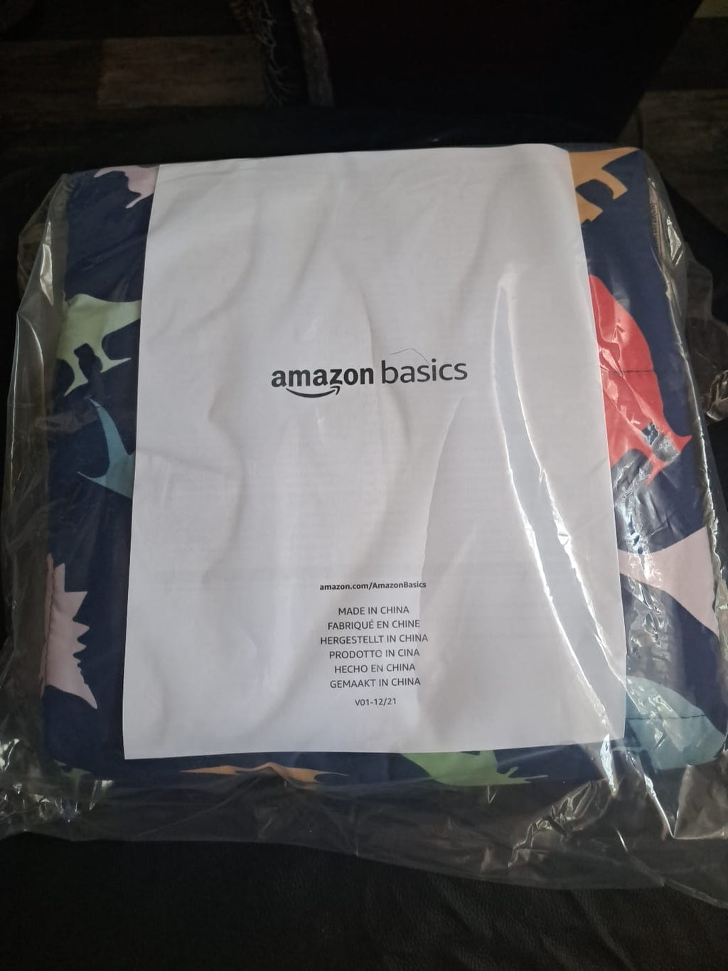 Gewichtsdecke mit Dino-Motiv