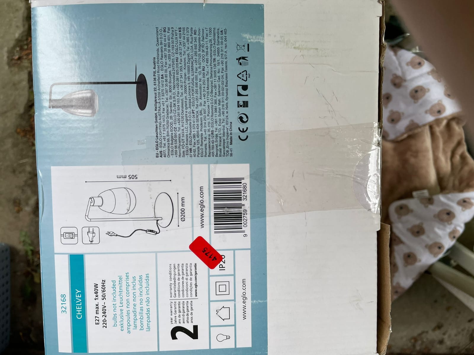 Eglo Tischlampe Chelvey