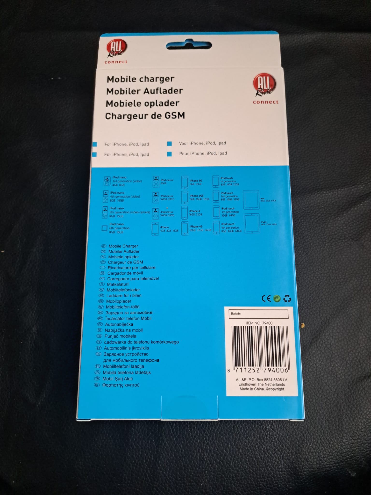 All Connect KfZ-Ladegerät für Iphone, Ipod und Ipad