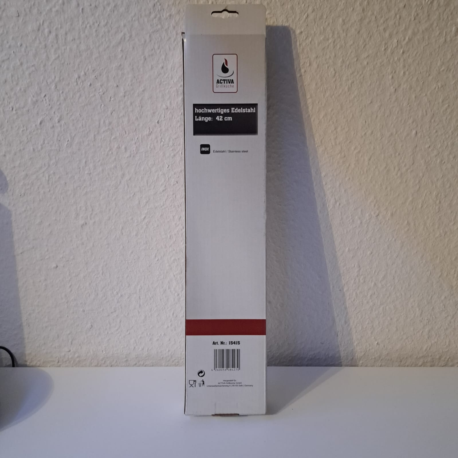 Activa Edelstahl Wender für Grillgut Länge 42 cm