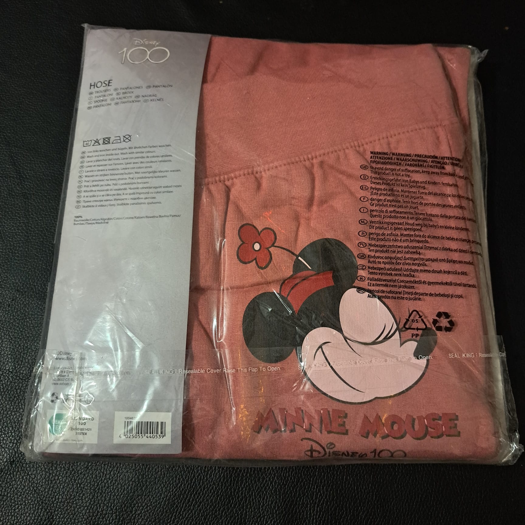 Jogginghose mit Minni Mouse Motiv für Damen Größe L