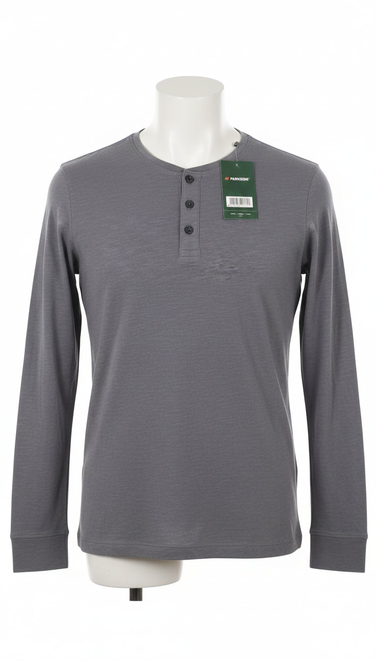 Parkside Herren T-Shirt manches longues Grau Größe S