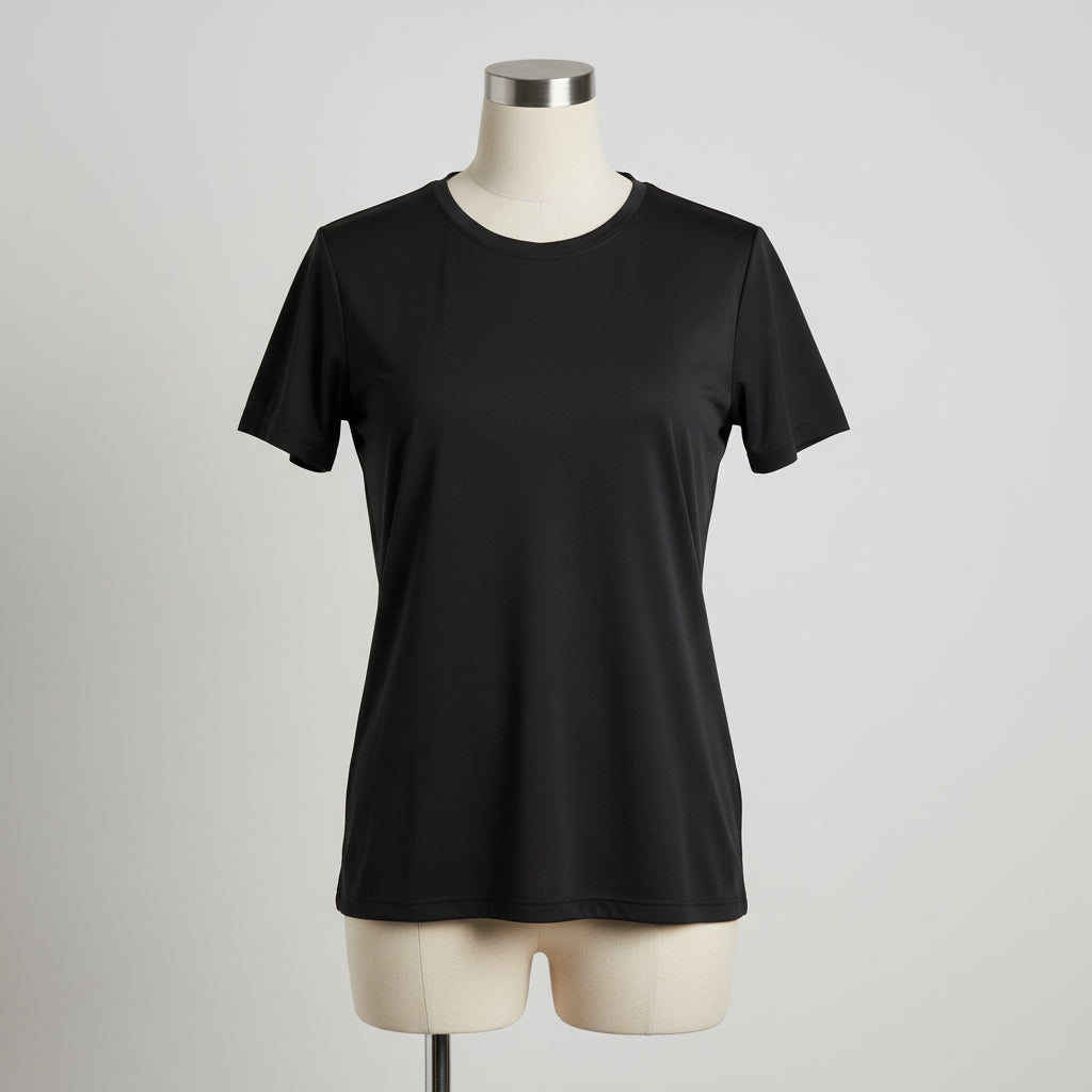 Crivit T-Shirt Technique Femme Schwarz