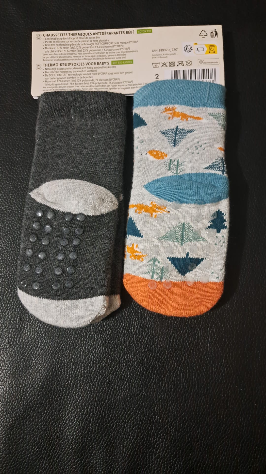 Lupilu Kindersocken 2er-Set Größe 19 / 22