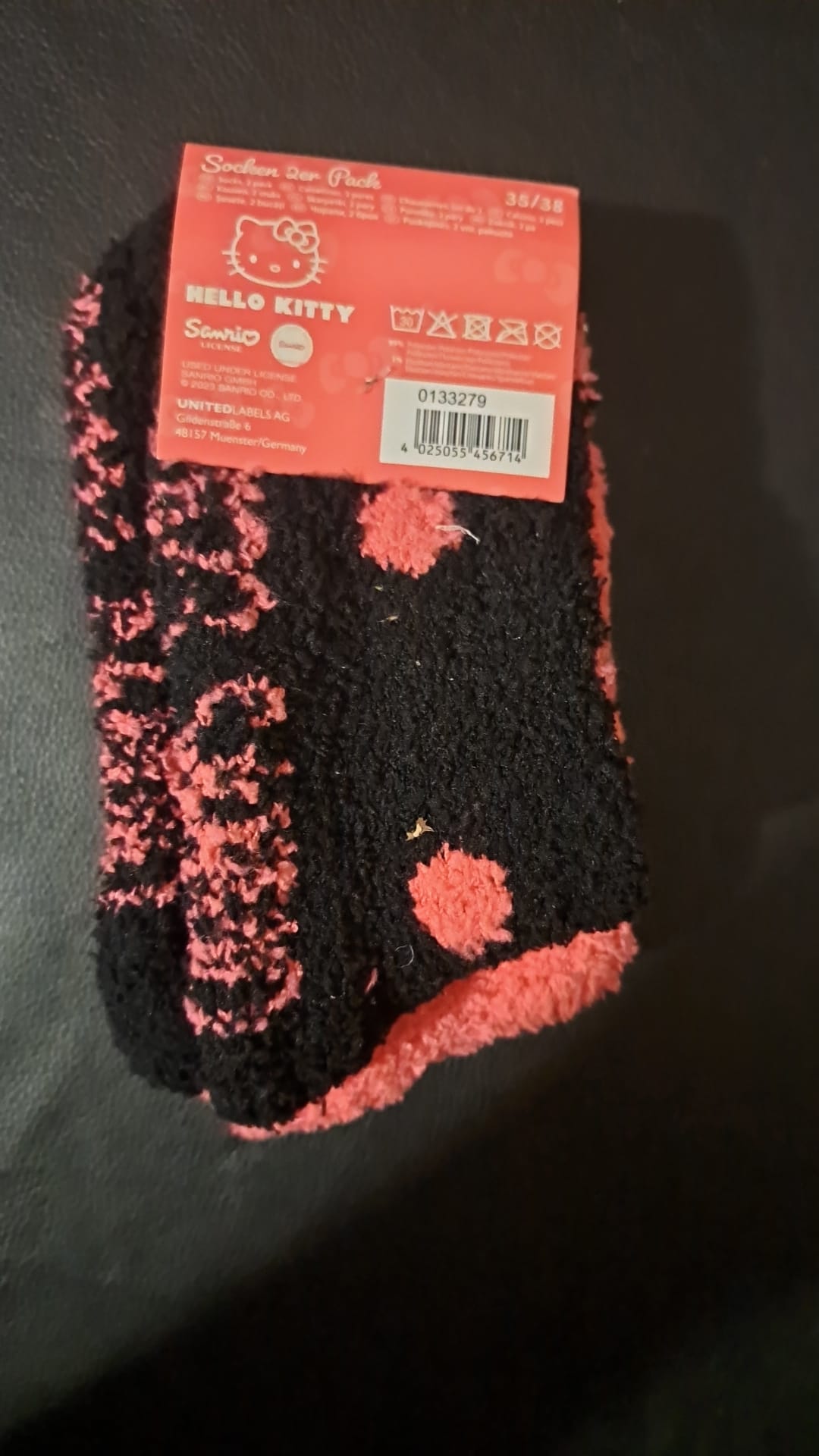Hello Kitty Kuschelsocken 2er-Pack Größe 35 / 38