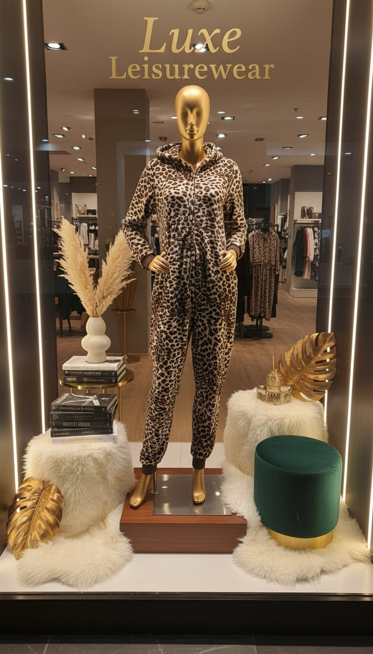 Jumpsuit Pyjama Leopard