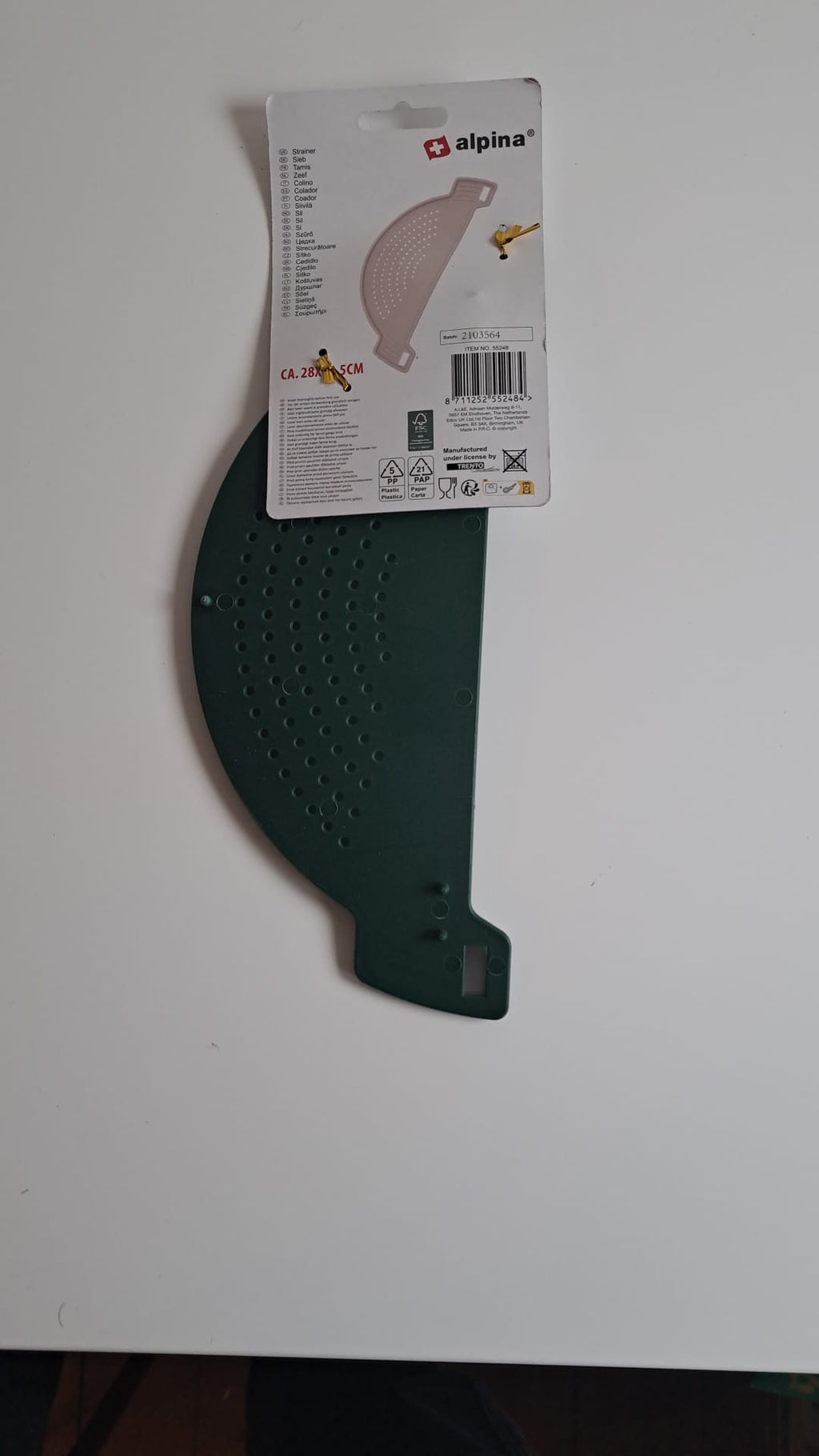 Alpina Sieb Kunststoff rund 28,5x10,5 cm