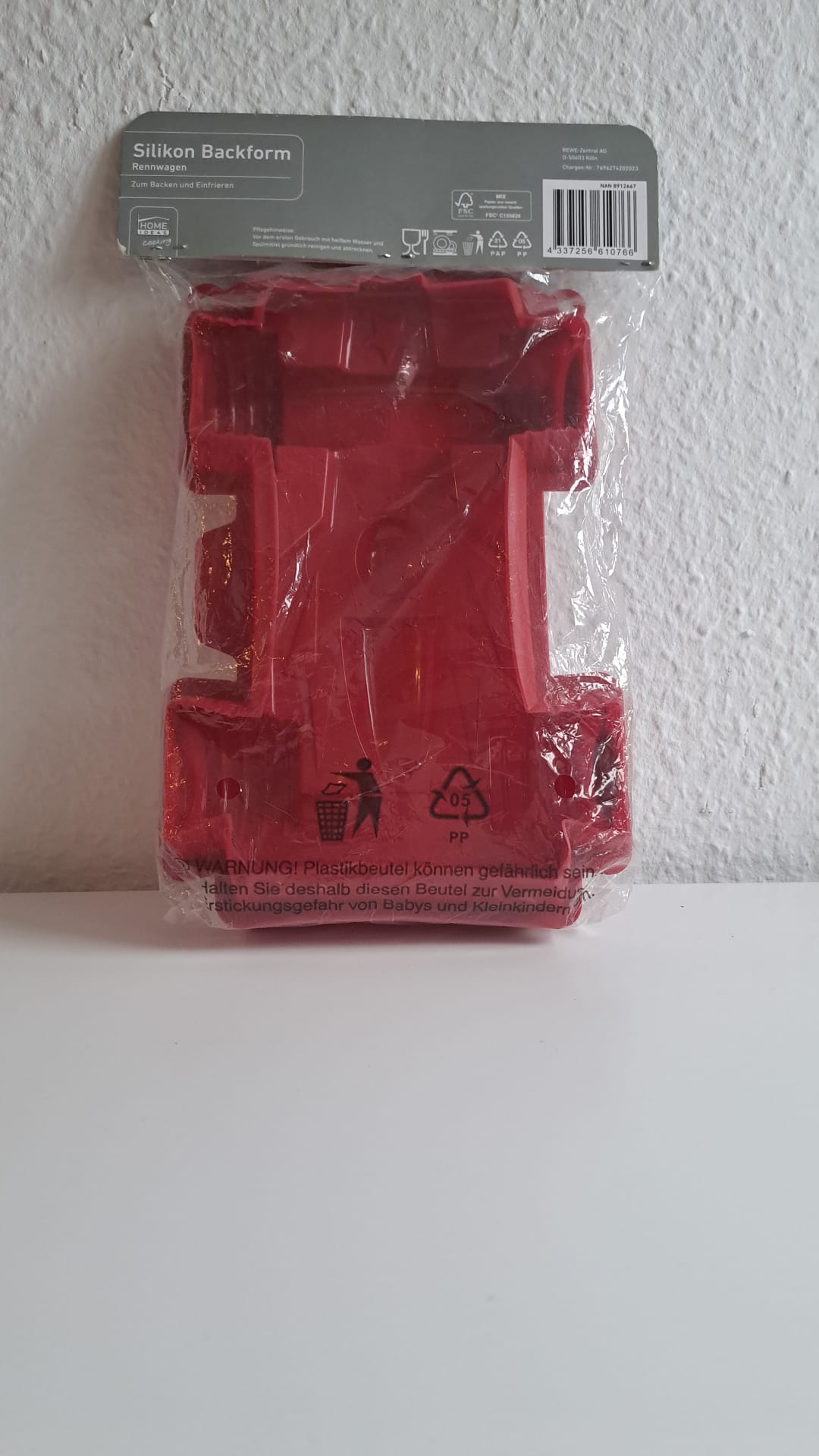 Silikon Backform Rennauto 3D