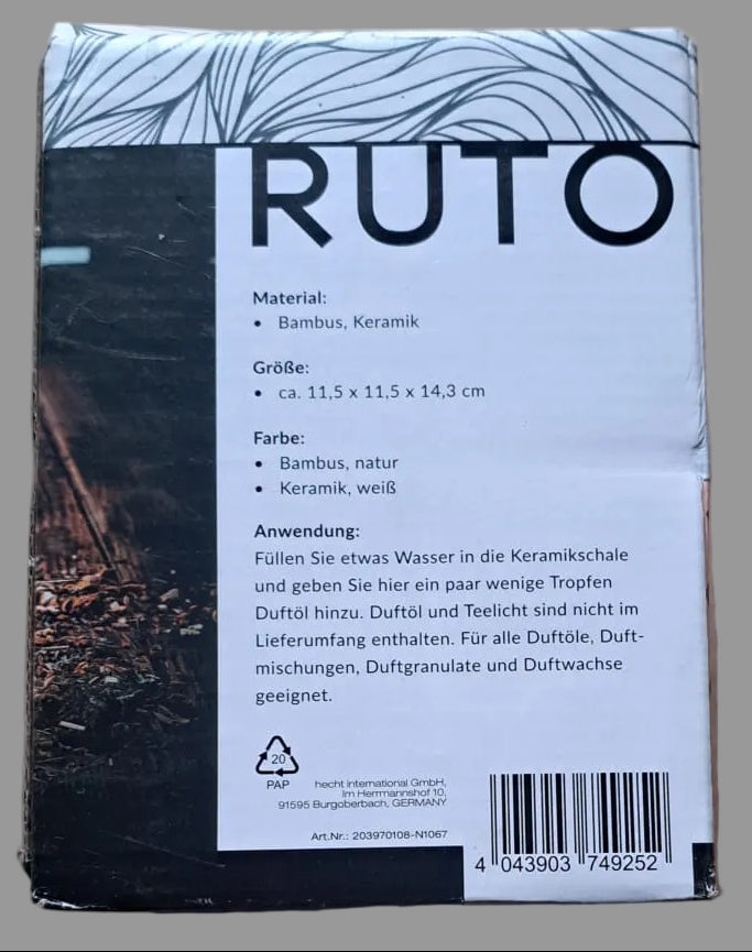 Ruto Aromalampe für gemütliche Stunden