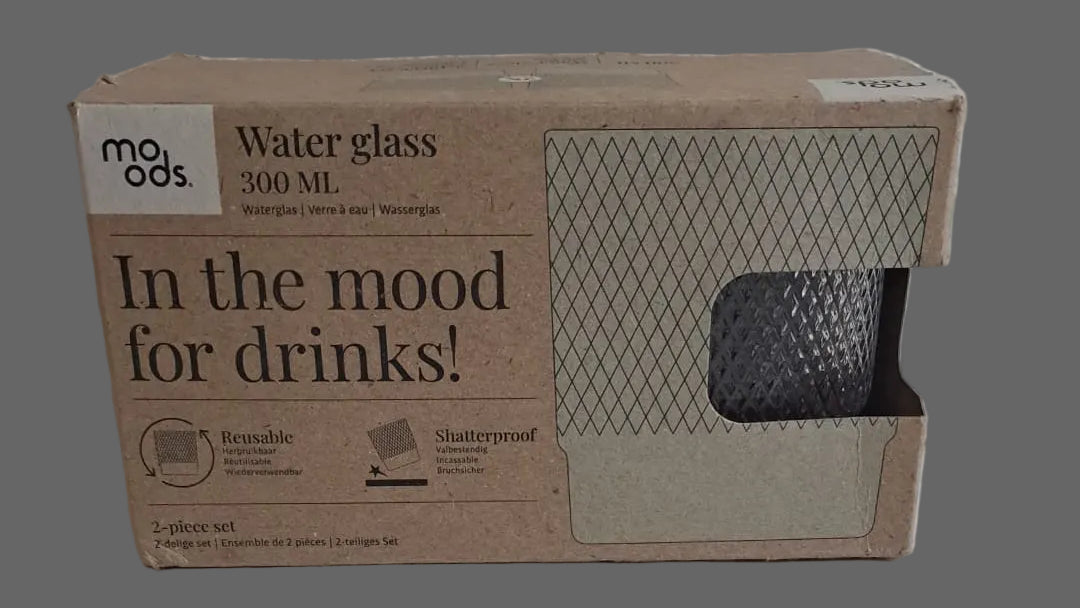 Moods Wasserglas 300 ml 2er-Set